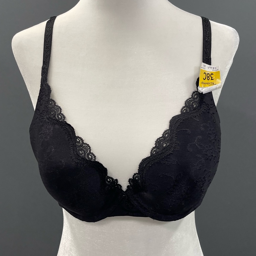 New Sweet Nothings Black Bra 38C K2